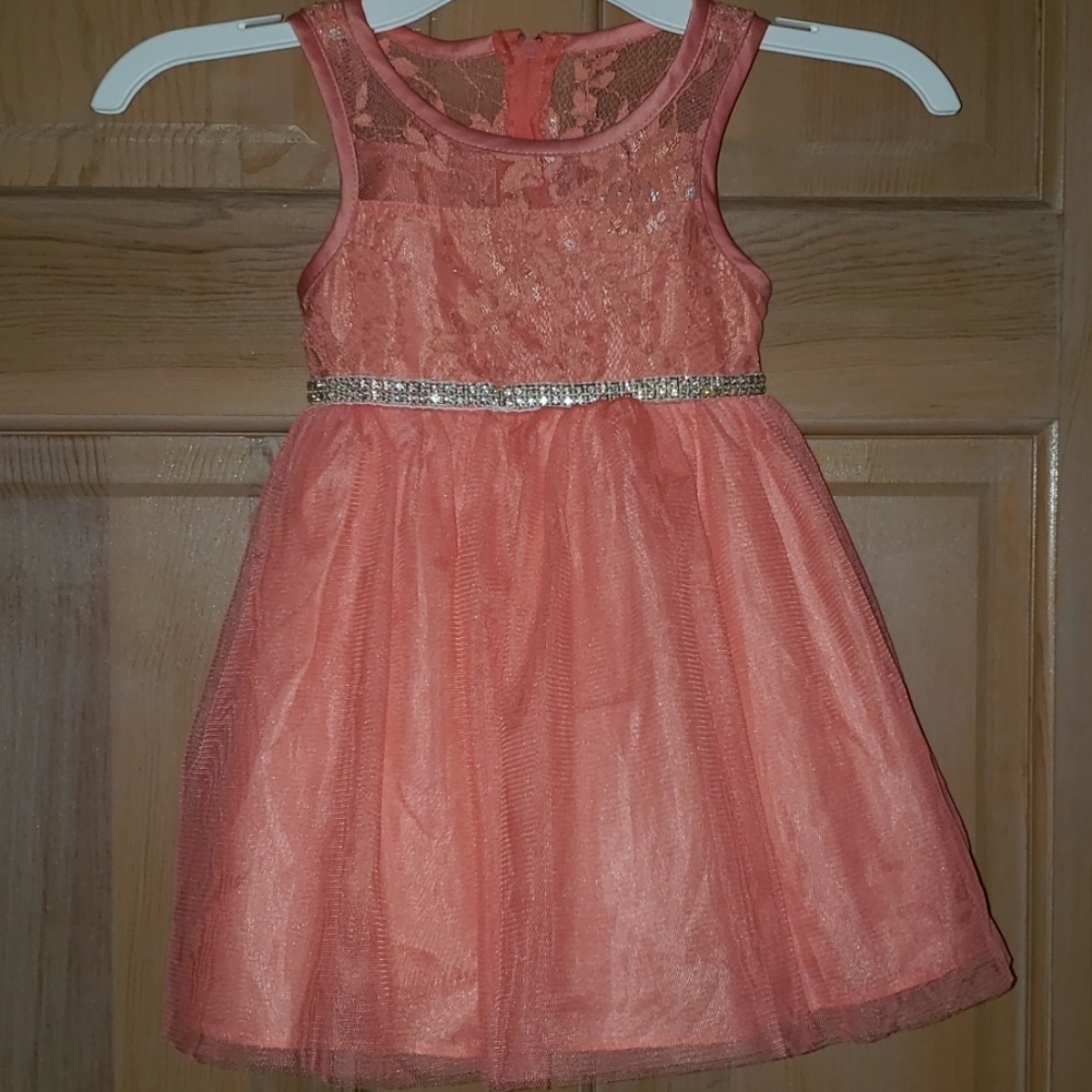 Beautiful coral color dress